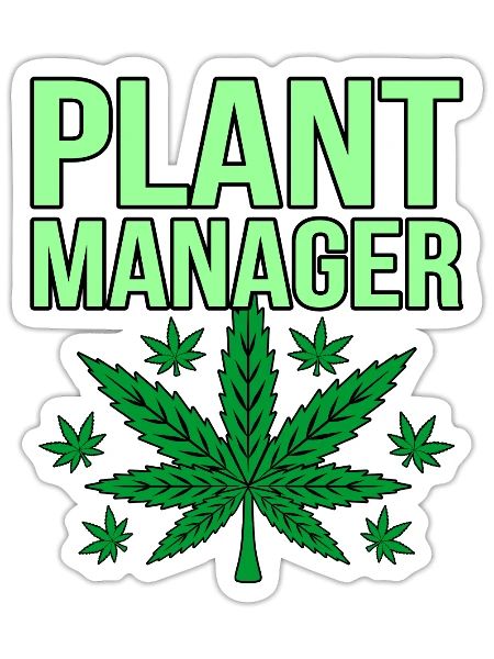 Cannabis - Sticker - white matte - Front