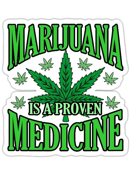 Cannabis - Sticker - white matte - Front