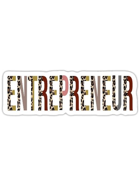 Entrepreneur - Sticker - white matte - Front