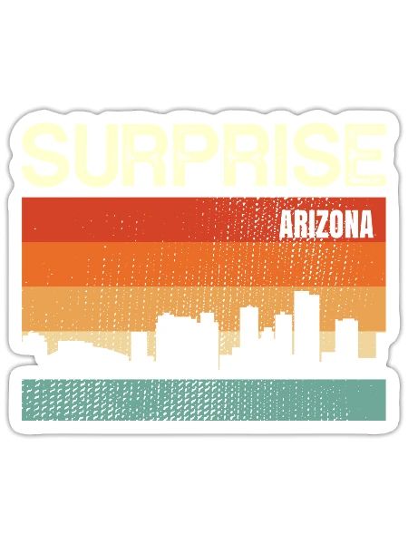 Surprise - Sticker - white matte - Front