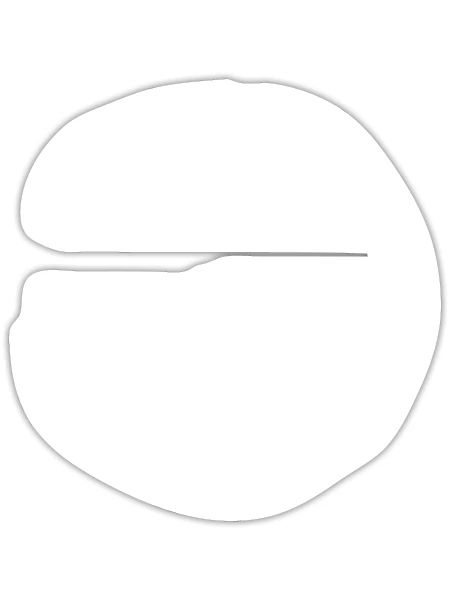 Sun Astrology Symbol - Sticker - white matte - Front