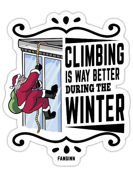 Climbing mountain Alps Nature Climbing Sports Gift - Sticker - white matte - Front