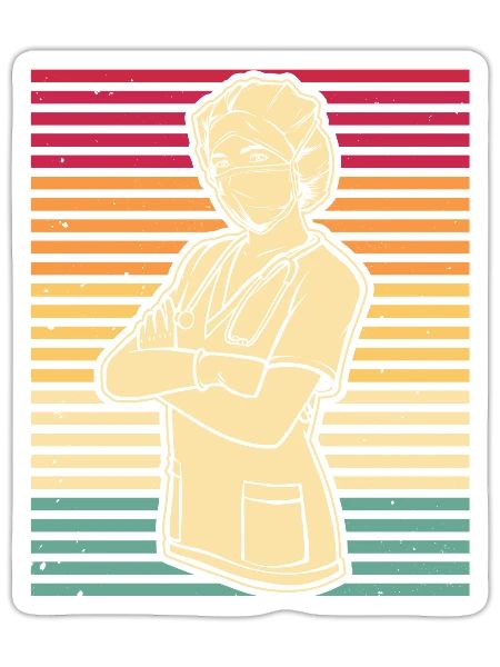 Nurse Nursing Psych Nurse - Sticker - white matte - Front