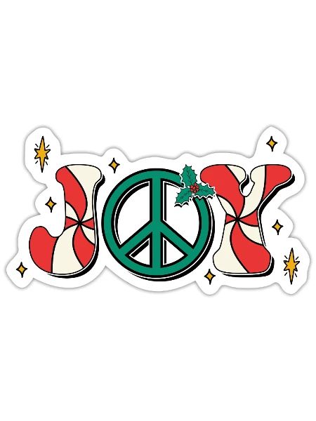 Joy - Sticker - white matte - Front