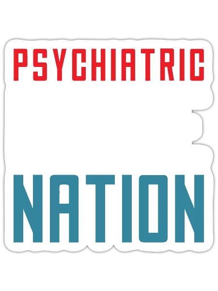 Nurse Nursing Psych Nurse - Sticker - white matte - Front