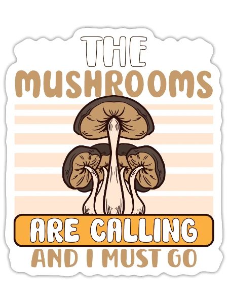 Morels Mushroom Picker Mushroom Farmer Mushroom - Sticker - white matte - Front