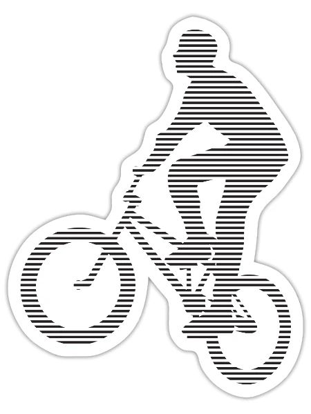 bmx - Sticker - white matte - Front