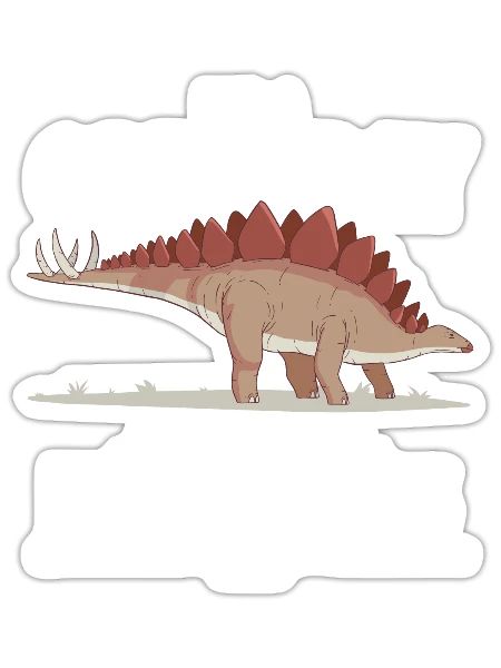 It's A Great Day For Dinosaurs - Sticker - white matte - Front