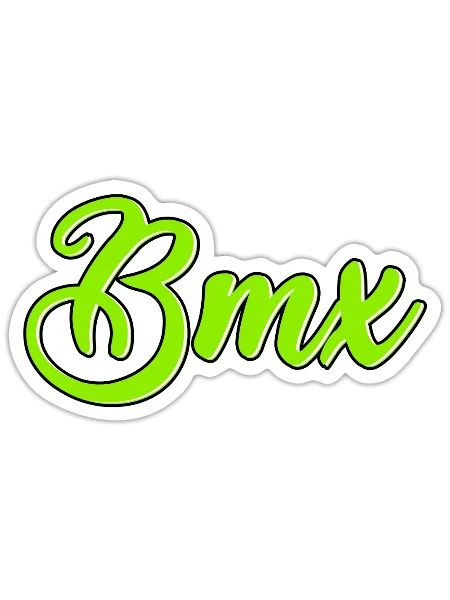 bmx - Sticker - white matte - Front
