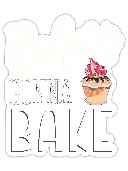 Baker 2 - Sticker - white matte - Front