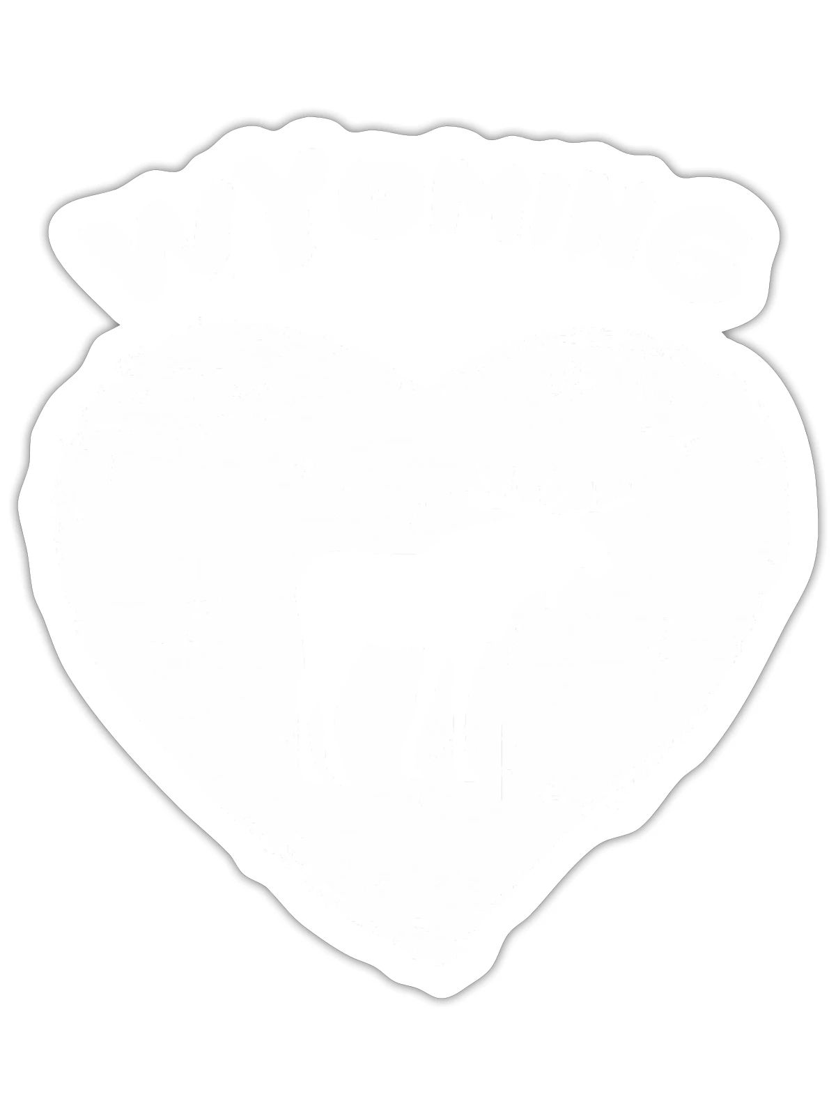 Wyoming Moose Love Moose He - Sticker - white matte - Front