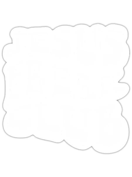 Jesus Freak Club Bible Verse - Sticker - white matte - Front