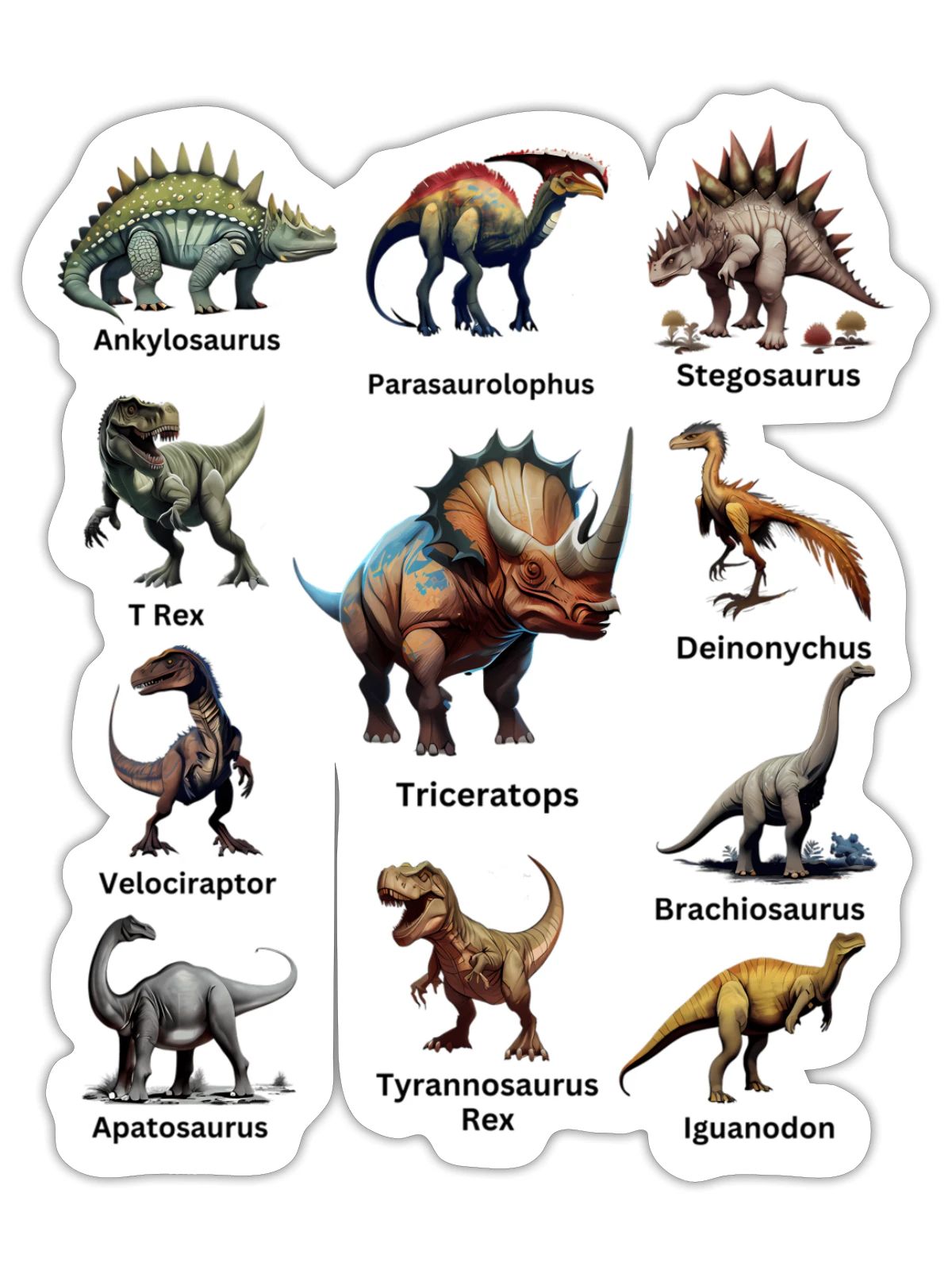 Prehistoric Ancient - Sticker - white matte - Front