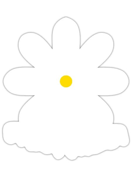 Daisy Dream - Sticker - white matte - Front