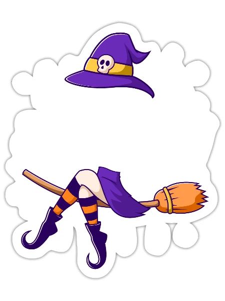 Im The Sexy Witch Matching Halloween Costumes - Sticker - white matte - Front
