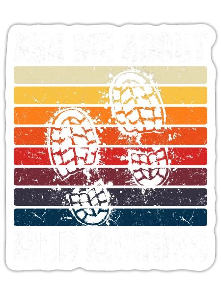 Mud Run - Sticker - white matte - Front