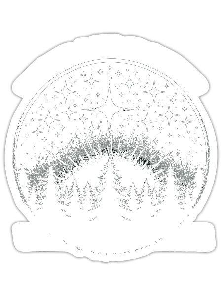 Astrophotography Astronomy Space Camera Star Watch - Sticker - white matte - Front