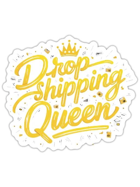 Dropshipping Business Ecommerce Entrepreneur - Sticker - white matte - Front
