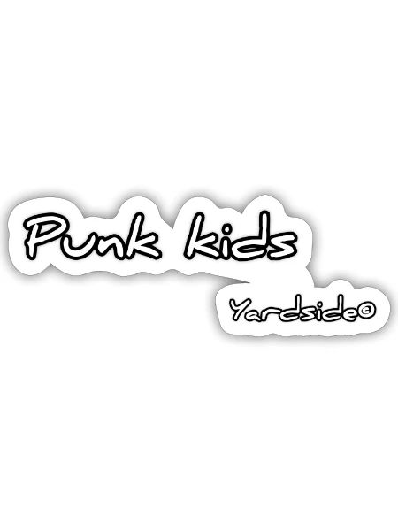 punk kids Yardside - Sticker - white matte - Front