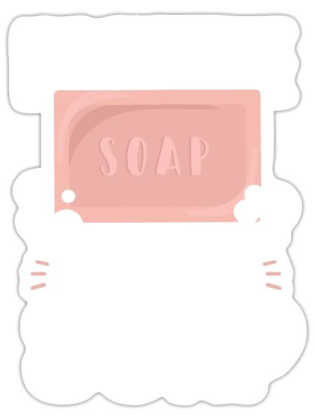 Soap Making Soap Maker - Sticker - white matte - Front