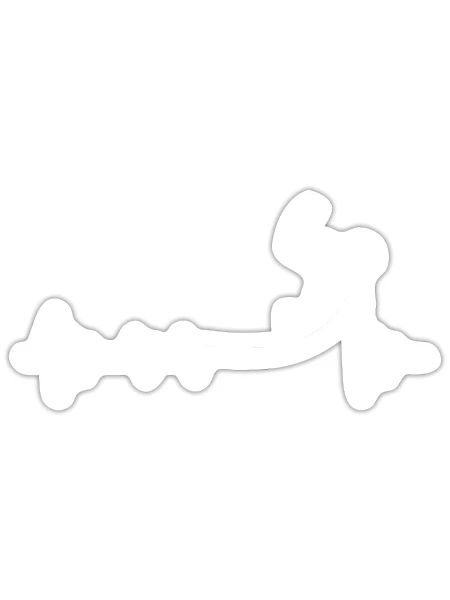 BMX BMX-Heartbeat, cycling-Bike race Bicycle BMX - Sticker - white matte - Front