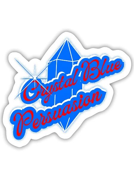 Crystal Blue Persuasion - Sticker - white matte - Front