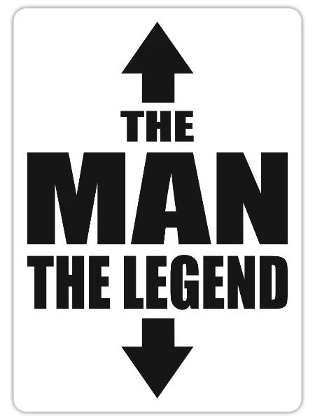The Man The Legend Spring Break Macho Casanova - Sticker - white matte - Front