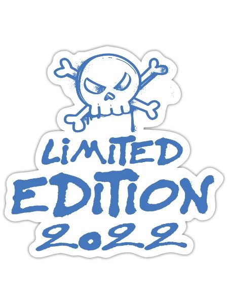 Limited Edition 2022 Birthday 2022 Born - Sticker - white matte - Front