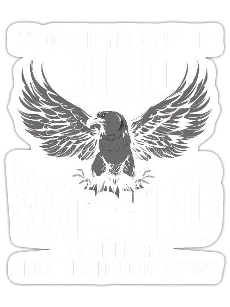 Bird Watching Cute Bird Lover - Sticker - white matte - Front