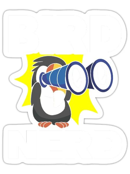 Bird Watching Cute Bird Lover - Sticker - white matte - Front
