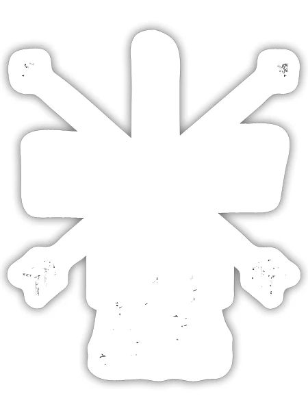 Pine Trees Pacific Northwest Pnw With Arrows - Sticker - white matte - Front