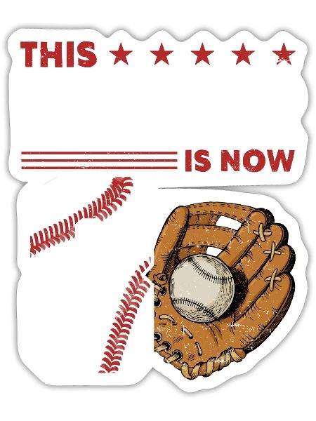 This Baller Is Now 8 Birthday Baseball Theme Bday - Sticker - white matte - Front