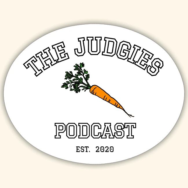 The Judgies Podcast Carrot College Sticker