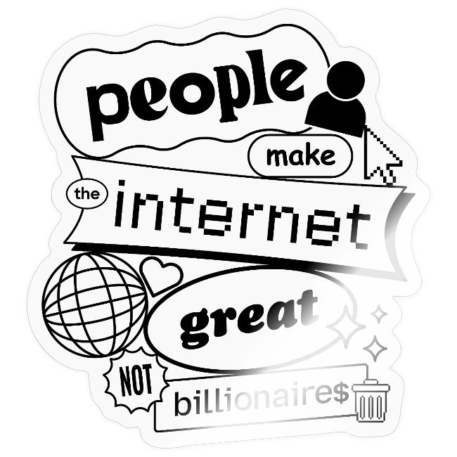 People Make The Internet Great - Blobby Black