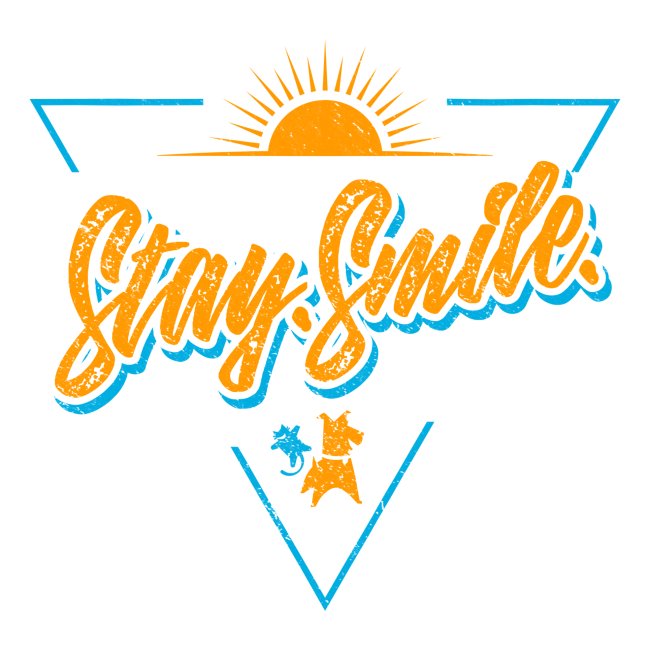 Stay & Smile Retro Sunshine Design