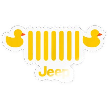 The Warning Stickers: Do not Duck my Jeep!' Sticker | Spreadshirt