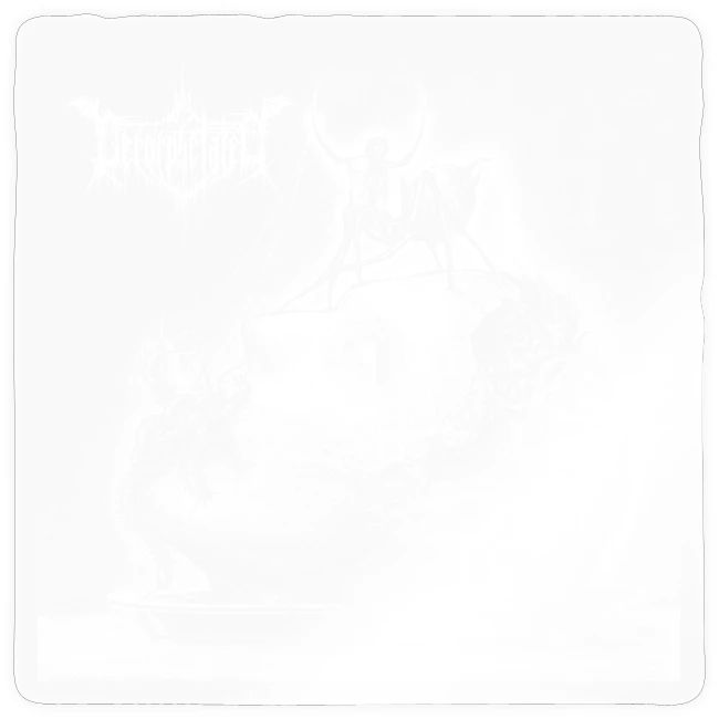 Decorpsetated - Human Words album cover, white