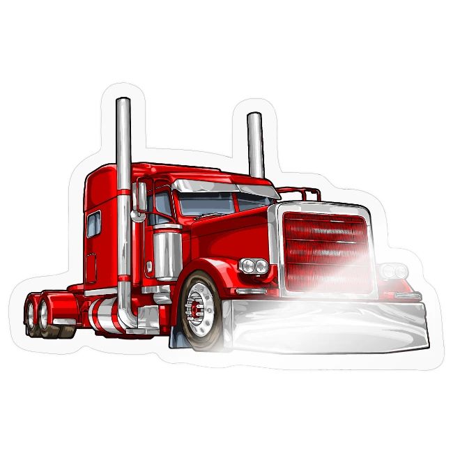 Classic Truck Big Rig 18 Wheeler