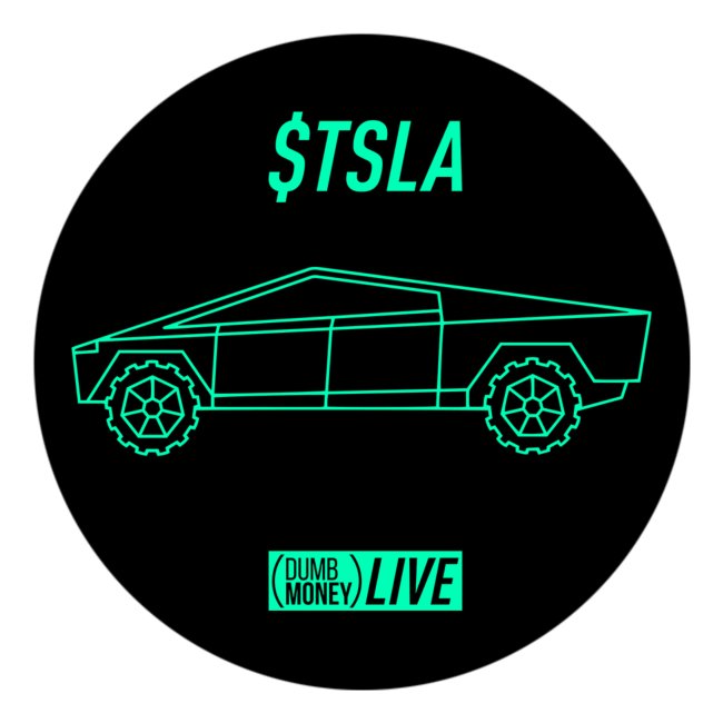 Cybertruck $TSLA Sticker