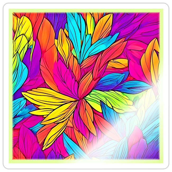 Kaleidoscope Blooms Artwork