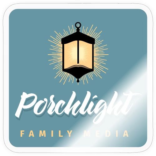 Porchlight Family Media Logo TEAL - Sticker