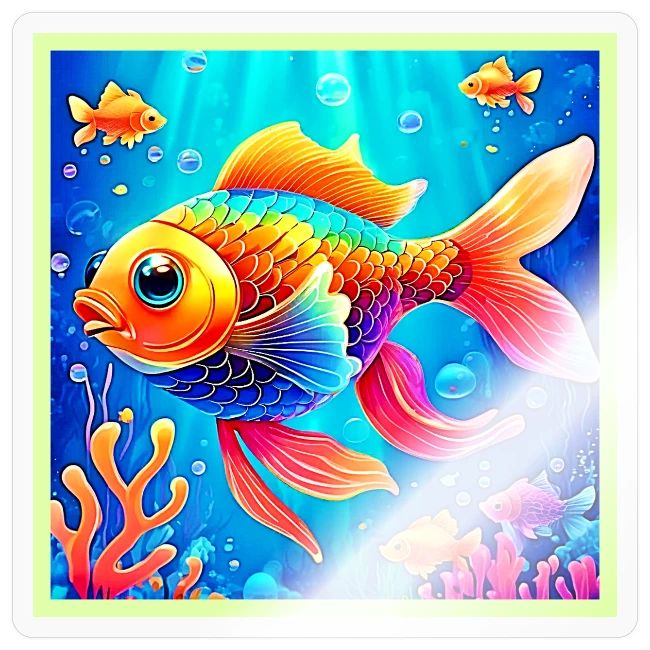 Colorful Aquarium Fish Art