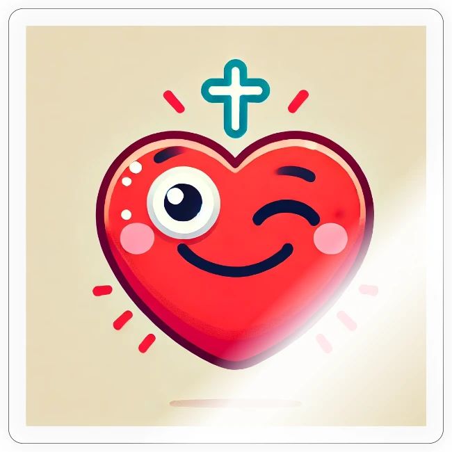 DALLE 2025 09 13 15 56 10 A winking heart sh