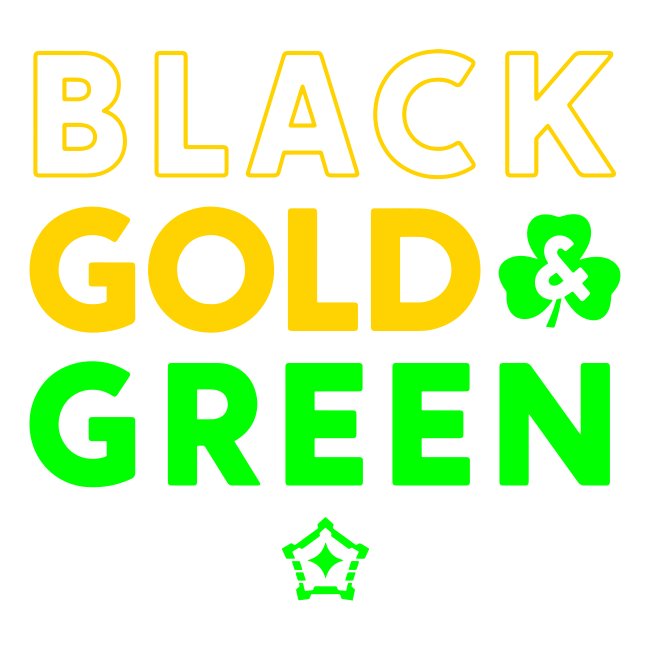 black gold green bl