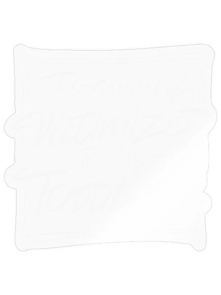 Personally Victimized By My Toddler - Sticker - transparent glossy - Front