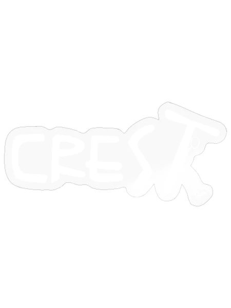Surfer crest - Sticker - transparent glossy - Front