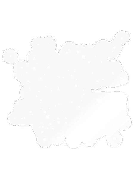 Heart Ink Dots - Sticker - transparent glossy - Front