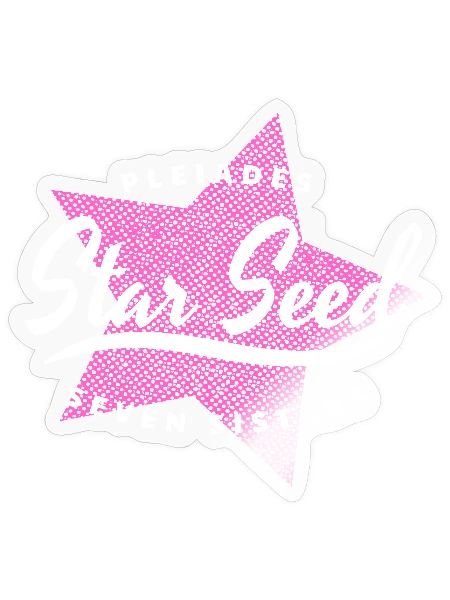 Pleiades Star Seed - Sticker - transparent glossy - Front
