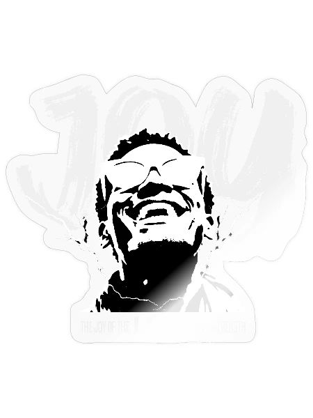 JOY - Sticker - transparent glossy - Front