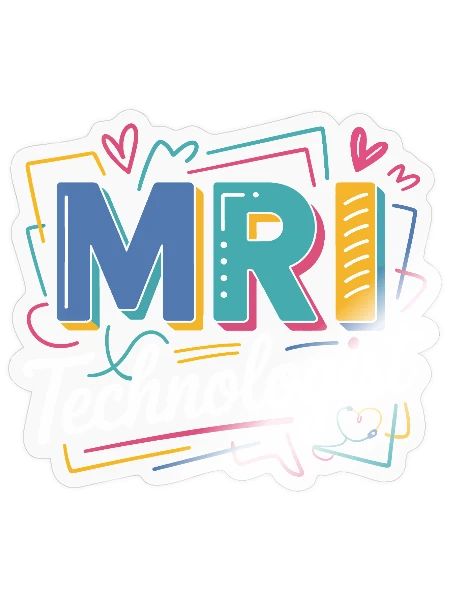 MR I Technologist Colorblock Logo - Sticker - transparent glossy - Front
